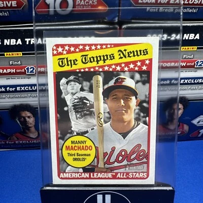 2018 Topps Heritage - #292 Manny Machado - Image 1 of 2