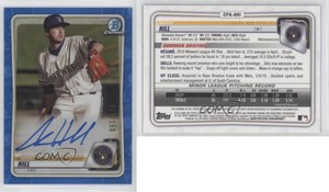 2020 Bowman Chrome Prospects Auto Blue Refractor /150 Adam Hill #CPA-AHI Auto