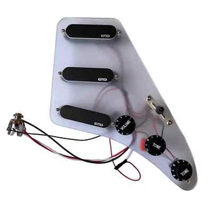 Vorverdrahtet SSS Acryl Schlagbrett 3 Einzelspulen Tonabnehmer für E-Gitarre - Bild 1 von 6