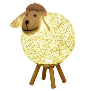Dimming LEDs Night for Kids Cute Sheep Yarn-ball Design Hand-woven L5P6 - Picture 1 of 12