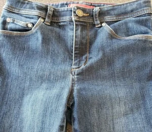 L.L. Bean Brand Girl's Size 10 Denim Blue Jeans Dark Wash Pants - Picture 1 of 6
