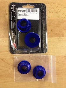 ZETA RUBBER KILLERS FITS KXF 250 2015-2021 KXF 450 2012 - 2021 BLUE - Picture 1 of 1