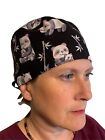 Panda - Surgical Cap - Medical Tie Hat Hair Protection