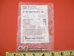 Interruptor sensor de proximidad Baumer IFRM 08P1501/S35L sn 1,5 mm 3 pines 10-30vdc pluma nuevo - Imagen 1 de 4