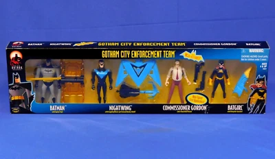NUEVAS FIGURAS BATMAN ADVENTURES GOTHAM CITY POLICY TEAM 4PK CON GORDON Foto 1 de 4