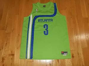 Vtg Nike SHAREEF ABDUR RAHIM Green ATLANTA HAWKS NBA Team Swingman JERSEY Sz XXL - Picture 1 of 24