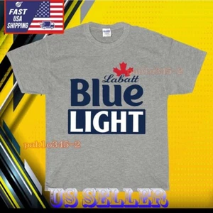 NUOVA CAMICIA LABATT BLU CHIARO LOGO T-SHIRT UNISEX DIVERTENTE AMERICANA USA TAGLIA S-5XL - Foto 1 di 7