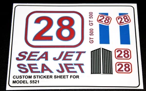 Pegatina personalizada para 5521 Replacement Sticker Sheet - Imagen 1 de 1