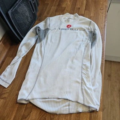 More Castelli rosso corsa midweight spring/fall long sleeved jersey base layer S - Image 1 of 4