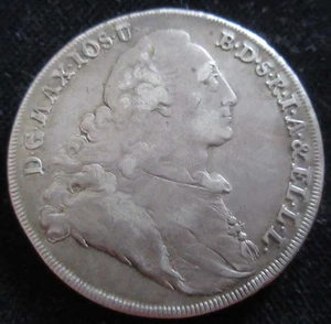 MDS ALTDEUTSCHLAND BAYERN MADONNENTALER 1771 "MAXIMILIAN III JOSEPH", SILBER #AB - Picture 1 of 2