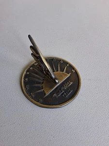 Vintage AK & CO Time Will Tell 4" Sundial Metal Brass - Picture 1 of 4