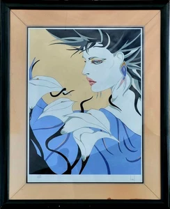 Rare Patrick Nagel Limited Edition Serigraph Print 252/300  - Picture 1 of 8