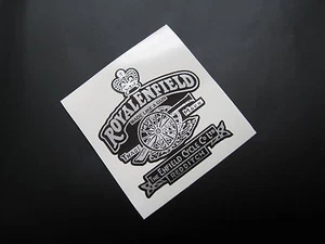 ROYAL ENFIELD GUN Black Background sticker/decal x1 - Picture 1 of 1