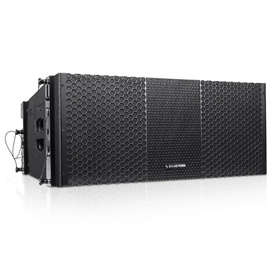 SOUND TOWN INC Sound Town ZETHUS 2x10" Line Array w/ Full Range/Bi-amp Switchable (ZETHUS-210B)