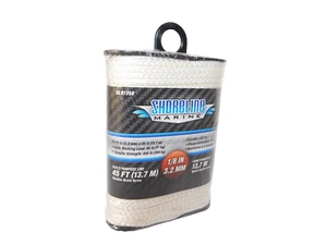 Línea multiusos de nailon trenzado doble Shoreline Marine 1/8" in x 45' - Imagen 1 de 5