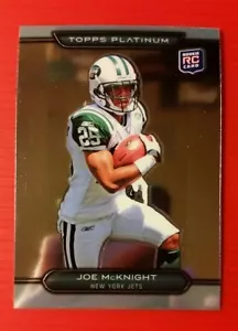 JOE McKNIGHT * RC ROOKIE #144 NEW YORK JETS - USC TROJANS * 2010 TOPPS PLATINUM - Foto 1 di 3
