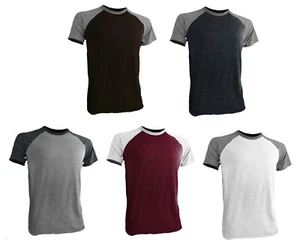 Styllion Big and Tall - Men's Raglan Crew Baseball Shirts - Heavy Weight - RCSS - Picture 1 of 19