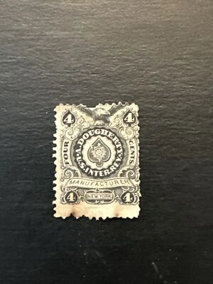 A. Dougherty 4c U.S.A. Internal Revenue #RU3 Private Die Proprietary New York - Image 1 of 2