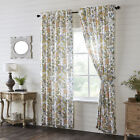 Panels Wilder Farmhouse 96x50 Set of 2 Floral Cotton Window Curtains VHC Brands