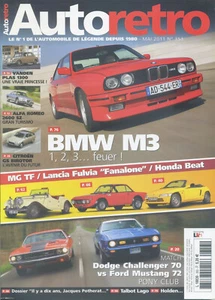 AUTO RETRO Nr. 353 05/2011 BMW M3 DODGE CHALLENGEGER 70 GS BIROTOR ALFA ROMEO2600 SZ - Bild 1 von 1