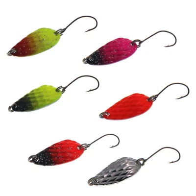 Metallic Forelle Spinner Blinker Trout  Spoon Ultra Light UL Angeln 3 Gr. 28 mm - Bild 1 von 4