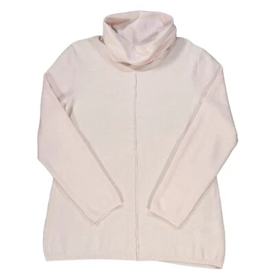 Suéter de mujer Calvin Klein Jeans tejido rosa cuello capucha talla grande Foto 1 de 4