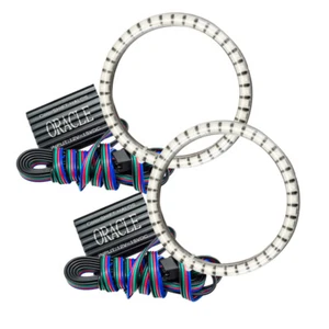 Oracle LED Surface Mount Fog Light Halo -ColorSHIFT For Wrangler JL/Gladiator JT - Picture 1 of 10