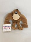 Vtg Disney Store George Of The Jungle APE 8" Beanie Plush Toy With Tags