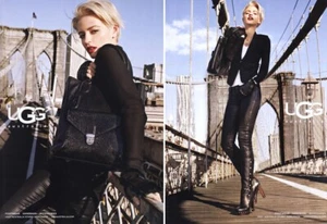 Ugg Luci Lucinda Taffs Cheyne Oglesby 2012 anuncio de revista de 4 páginas - Imagen 1 de 2