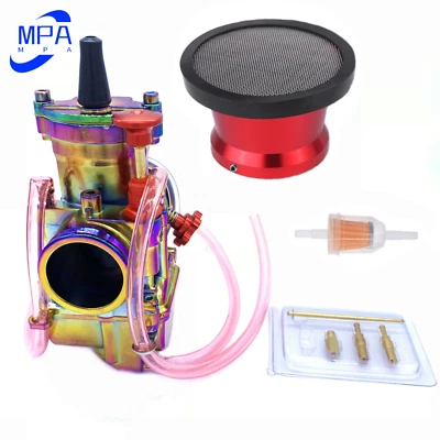 Carburador e filtro de ar para Honda CR80 CR85R CR125 CR125R Suzuki RM65 Kawasaki - Imagem 1 de 4