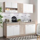 Küchenzeile ohne Geräte 200 cm Küche Einbauküche Küchenblock Modern Homestyle4u