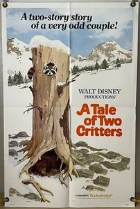 PÓSTER ORIGINAL DE UNA HOJA DE DISNEY'S A CUENTO DE DOS CRIATURAS FF (1977) - Imagen 1 de 1