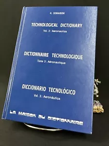 Technological Dictionary Vol. 3: Aeronautics, H. Demaison 1978 - Bild 1 von 11
