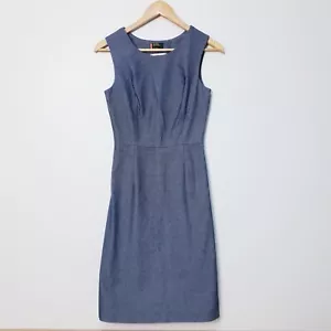 Levis Dress Womens XS Extra Small Blue Denim Sheath Sample - Picture 1 of 12