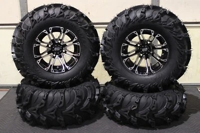 HONDA RANCHER 400 26" USA ITP MUD LITE II ATV TIRE & STI HD3 M WHEEL KIT SRA1CA - Image 1 of 4