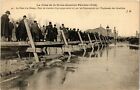 Cpa Paris Crue De La Seine 1910 Pont Bigaro Esplanade Des Invalides (579250)