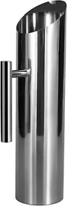 Stainless Steel Alkaline Water Pitcher Carafe Water Jug with Ice Guard 70Oz 2L - Picture 1 of 12