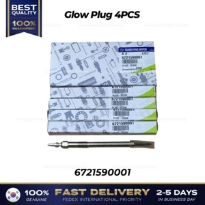 ⭐Genuine⭐ Glow Plug 4PCS 6721590001 for Ssangyong Rexton Stavic Korando - Picture 1 of 2