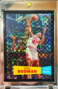 2007-08 Topps Chrome Dennis Rodman Black Xfractor /50 1957-58 Variation #93 SSP - Picture 1 of 1
