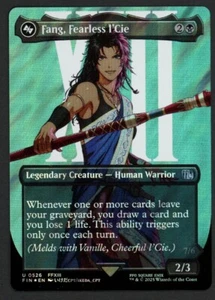 ***Surge FOIL Borderless Fang, Fearless l'Cie*** MTG Final Fantasy Kid Icarus - Picture 1 of 2