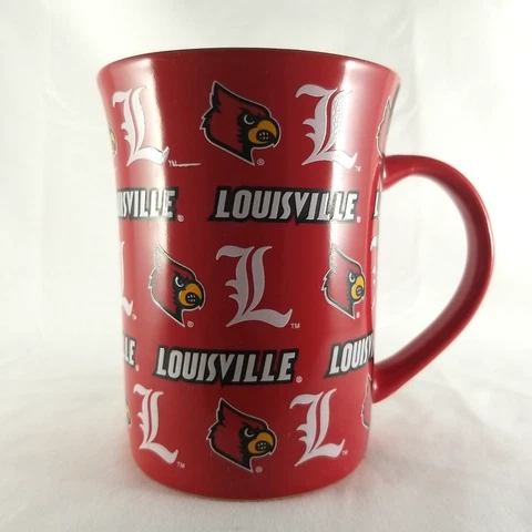 University Of Louisville Cardinals Red Logo Script Coffee Mug Cover