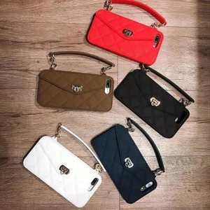 For iPhone 16 Pro Max 15 14 13 12 Card Pocket Handbag Strap Leather Wallet Case - Picture 1 of 28
