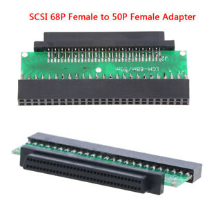 SCSI HD 68 pin to IDC 50 pin adapter card SCSI 68-50 female-female EC3C