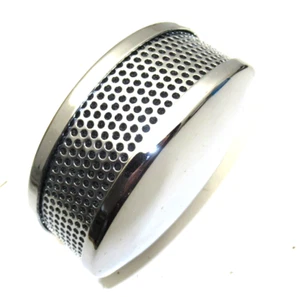 CHROME 5.5" MOON AIR CLEANER FOR HARLEY, BENDIX, TILLITSON, KEIHIN CARBERATORS, - Picture 1 of 5