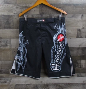 Hayabusa Shorts Mens 36 Black Jiu Jitsu MMA Kickboxing Martial Arts Grappling - Picture 1 of 11