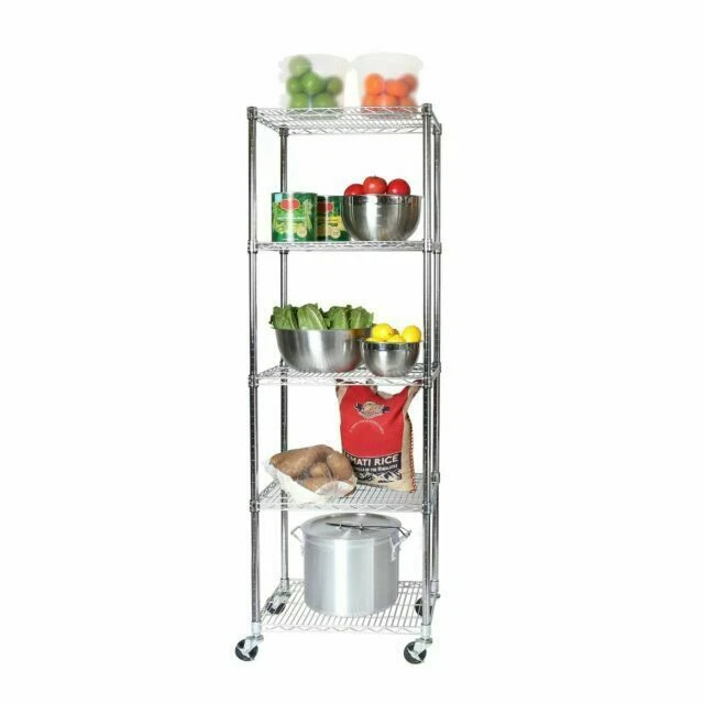 Seville Classics UltraDurable Closet Shelf 24"x18" - Chrome