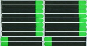 20 x SO Kabelklett Klettband 500 x 50 mm neon grün Klett Kabelbinder Klettbänder - Bild 1 von 10