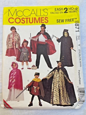 McCall's  8871 Cape & Tunic Costumes  FF/UC 1997 Boys Girls Misses Men's - Image 1 of 3