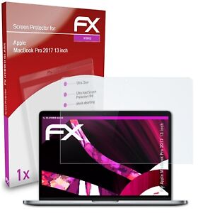 atFoliX Glass Protector for Apple MacBook Pro 2017 13 inch 9H Hybrid-Glass