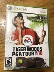 Tiger Woods PGA Tour 10 (Microsoft Xbox 360, 2009) Case And Manual Only - Picture 1 of 4